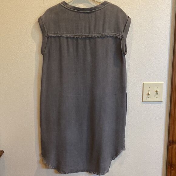 ANTHROPOLOGIE GRAY TUNIC DRESS - Picture 5 of 5